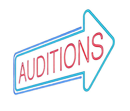 Neon auditions sign